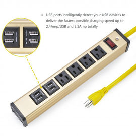 متعدد السلطة المخرج قطاع الطاقة مع USB ، سليم شريط الطاقة مع شاحن USB