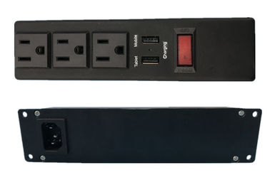 3 قطاع الطاقة مقبس مع شاحن USB ، متعددة الوظائف متعددة مأخذ الطاقة
