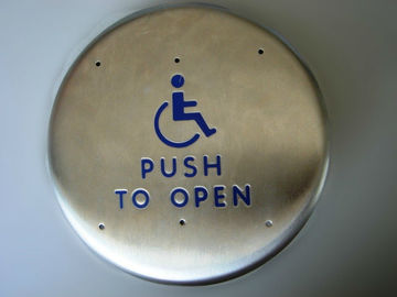 جودة  Anti Removal 6" Round Push To Exit Switch , Handicap Door Disability Access Systems مصنع